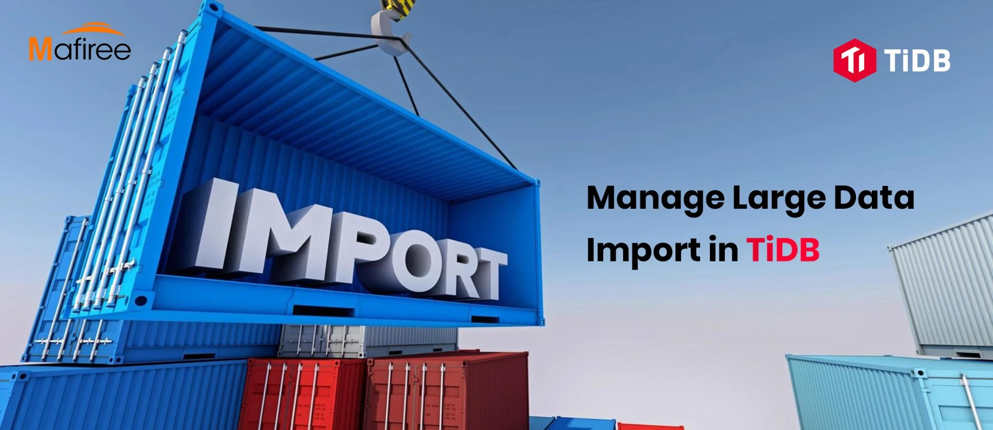 Manage Large Data Import in TiDB